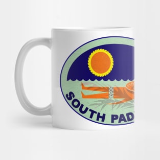 South Padre Island Texas Vintage Style Beach Travel Mug